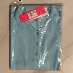 Lilly Pulitzer “Meredith” Short Sleeve Polo. XL